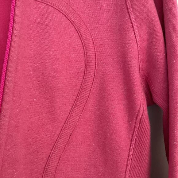 Lululemon Scuba Hoodie *Stretch (Lined Hood) Power Pink SIZE 10 - Picture 9 of 10